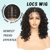X-TRESS Natural Brown with Double Lace and Large Parting Space.