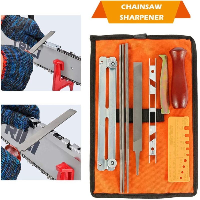 Chainsaw Sharpening Files Kit Saw Chain Files Chainsaw Sharpening Files