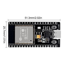 AITIAO 2Pcs 38Pins Type-C USB ESP32S ESP32 ESP32 CP2102 Development Board 2.4GHz Dual-Core WiFi +Bluetooth 2-in-1 Microcontroller