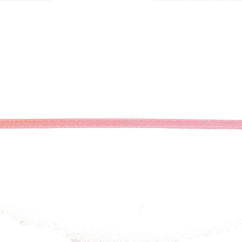 Vaessen Creative Satin Ribon, Fabric, Light Pink, 3mm