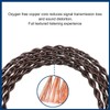 Copper Core Earphone Cable, 3.5mm Plug, 2 Pin 0.78mm, in