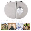 Glass Door Lock 97x65mm Split Type Brushed Polished Surface Replacement