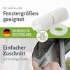 empasa Insektenschutz Polyester Fliegengitter Gaze mit Klettband 10er Set weiß