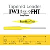 VARIVAS FHT 16ft 5X TL-54 Harris Tapered Leader Iwai Version