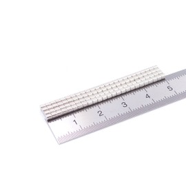 Brudazon 25 Mini Disc Magnets 2 x 2 mm N52 Strongest Level Neodymium Magnets Ultra Strong Power Magnet for Model Making, Photo, Whiteboard, Notice Board, Fridge, Crafts, Magnetic Disc Extra Strong