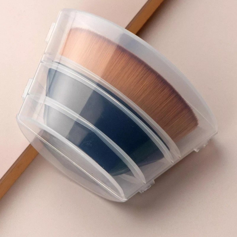 Brochasmx Brocha Viral Kabuki Para Aplicar Base De Maquillaje 1