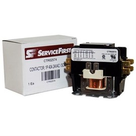 OEM Trane/American Standard Contactor - CTR02574 / CTR-2574-40 Amp / 1-Pole / 24V Coil