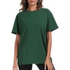 PRIMODA Womens Oversized Short Sleeve T Shirts Trendy Crew Neck