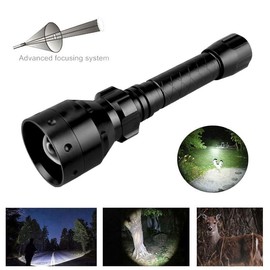 Comunite Tactical Flashlight, Rechargeable LED Light Super Bright for Camping, Outdoor, Emergency, Work, Finding Things in Dark, and Everyday Use