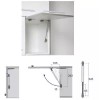 LIZOFERTAS Pistón De Gas Amortiguador Para Puertas Cocina Closet Muebles