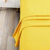 Ghooss Yellow Full Sheets Extra Soft Bed Sheets Brushed Microfiber