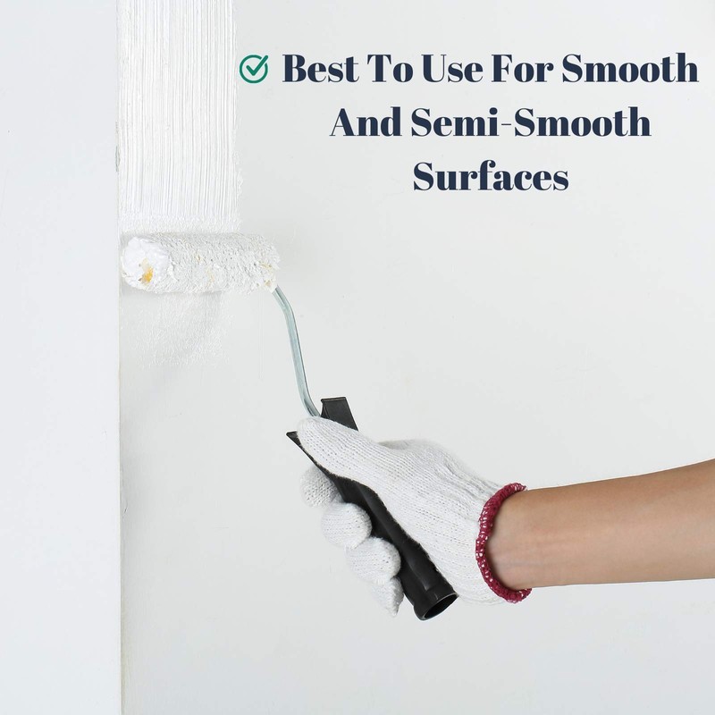 Bates- Paint Rollers, 4 inch Paint Roller with 10 Covers,