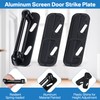 Enhon 3 Pack Screen Door Spring Strike Plate, Spring Loaded