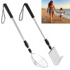 CIEOVO 2 Pack Shark Tooth Sifter Clam Rake and Beach