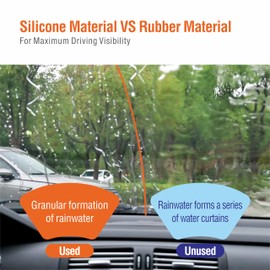 WOWIPER Silicone 28 and 14 inch Windshield Wiper Blades Replacement for Toyota Corolla 2023 2022 2021 2020/HYUNDAI Elantra 2016-2011 OEM Quality Windshield Silicone Wiper Blades for My Car(Set of 2)