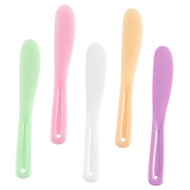 NOLITOY 5pcs Diy Mask Stirring Plate Beauty Mask Mixing Tool for Women Easy to Use Assorted Colors