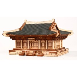 caincosmetic Young Modeler Sajeongjeon 3D Wooden Model Kits for Adults - Laser-Cut Architecture Building Set for Collectors & Enthusiasts 사정전