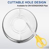 uxcell Wall Split Flange, 2 Pcs 70x25 mm - Cuttable