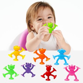 8 Stück Badewannen Saugnapf Spielzeug Montessori Silikon Badewannenspielzeug Bunt Saugnapf Spielzeug Baby Twibble Saugnapf Spiel Autismus Sensorik Spielzeug Für 3 4 5 6 7 8 Jahre Junge Und Mädchen