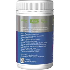 Vitaceuticals MagZorb High Strength Magnesium Glycinate 500mg – 100 Vegan Capsules | Muscle Health, Cramp Relief & Sleep Support | Pure, Bioavailable & Gentle on Stomach | Gluten-Free & Non-GMO