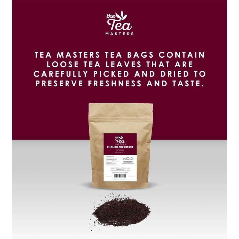 The Tea Masters Prism Tea Bags - Rwanda English Breakfast