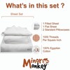 Minor Monkey Bed Sheets 1000 Count Egyptian Cotton Queen Sheets