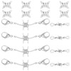 WEBEEDY 8 Pairs Shoelace Charms Barbed Wire Shoelace Buckle DIY