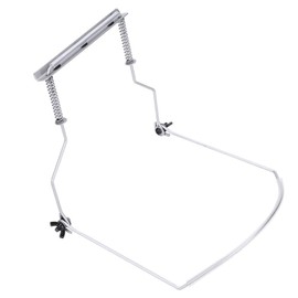 Alomejor Harmonicas Neck Holder Adjustable Metal 10 Holes Harmonica Neck Holder Rack Support