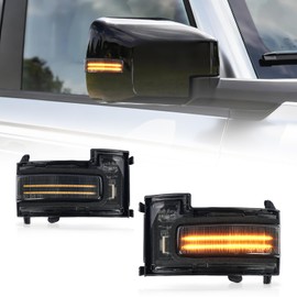 Archaic Dual light Strips Side Mirror Lights Compatible for Ford Bronco/Bronco Raptor 2021-2025,with Amber Sequential Turn Signals & Switchback White/Amber Running Lights (Dual light Strips)