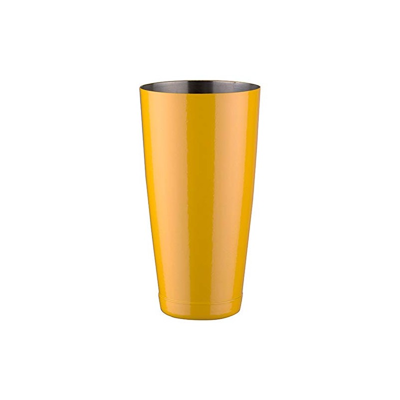 Piazza 474753 Boston Shaker, Stainless Steel, Yellow, 90 ml Capacity