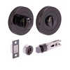 HANDLEZONE® Bathroom Toilet Door Thumb Turn and Release Bullet Round