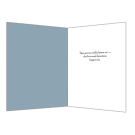 Glory To Dog They Never Really Leave Us Pet Bereavement/Sympathy Card with Greeting Card Mailing Envelope