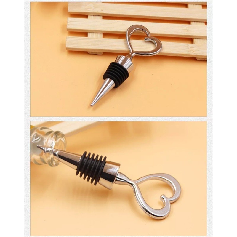 Freds Recuerdo Tapon Para Vino De Acero Inox En Forma