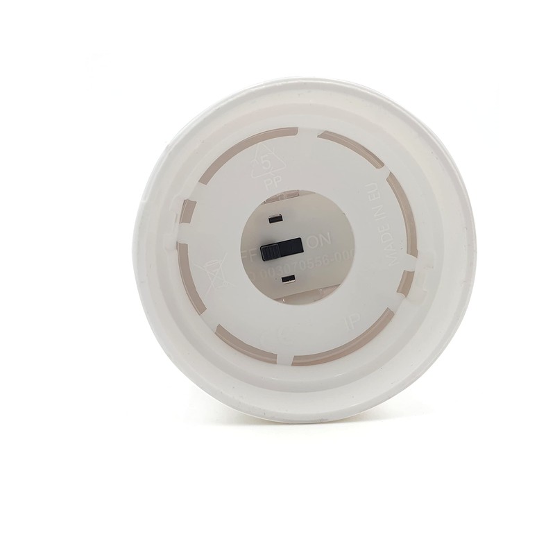 Lumino Elettrico a Led 15,2cm, Durata 90gg, bianco con Luce