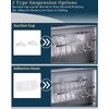 Consumest Sponge Holder for Kitchen Sink with Adhesive Hook &