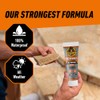 Gorilla Max Strength - calcomanía de construcción, pegamento transparente, tubo