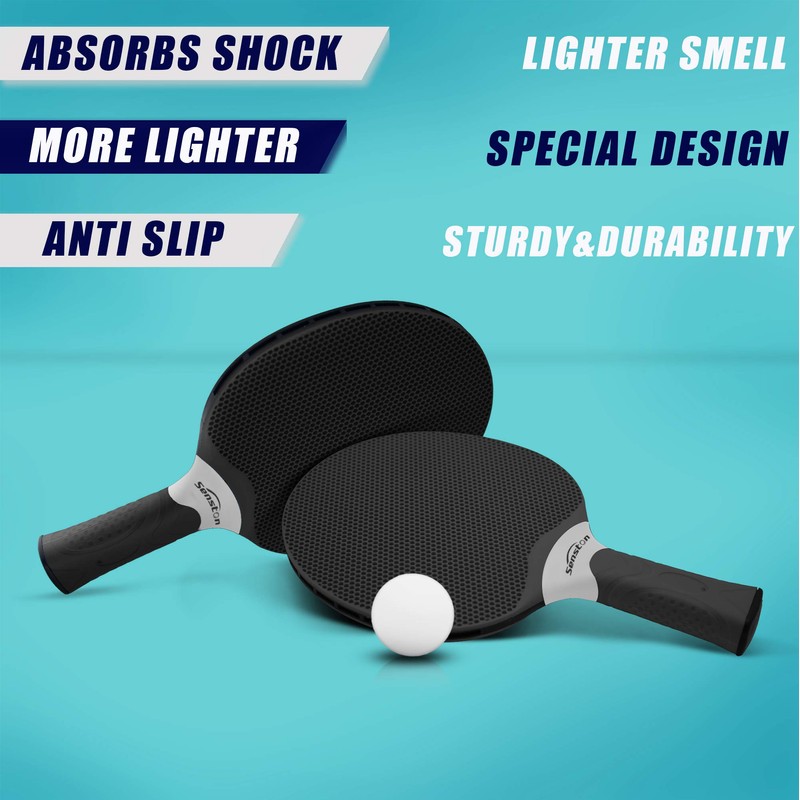 Senston Table Tennis Rackets Set, Professional Table Tennis Bats with