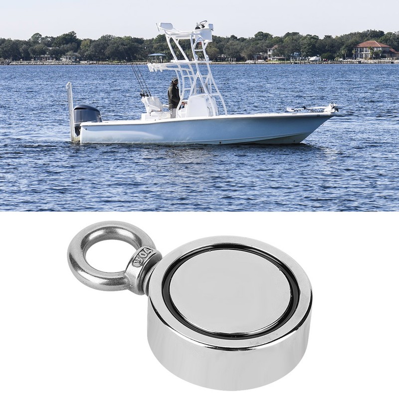 300KG Strong Pull Sea Fishing Hunting Salvage Recovery Magnet with