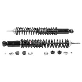 Monroe Load Adjusting 58625 Suspension Shock Absorber and Coil Spring Assembly Pack of 2 for Ford E-250