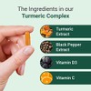 Hey Nutrition Turmeric Extract Complex - Vitamin D3 & C,