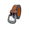 Affilare Western Genuine Leather Beaded Belt For Men and Women