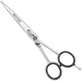 MaxylonCare Hair Cutting Scissors Barber Hair Trimming Hairdresser Professional Scissors Sharp Beard Grooming Hairdressing Shears for Men Women Kids (Silver)