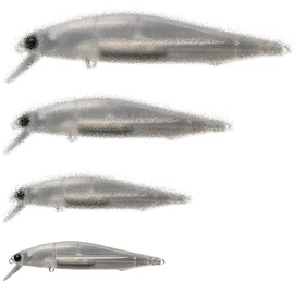 wLure 10 señuelos de pesca sin pintar, de minnow crankbait Topwater sin labios V5 (UPM231P10)