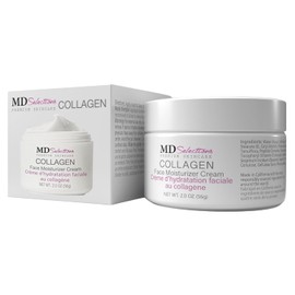 Crema facial de colágeno, crema hidratante facial para pieles secas, crema antienvejecimiento vegana