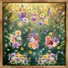 WALPLUS Flower Window Stickers for Glass Double Sided Spring Window