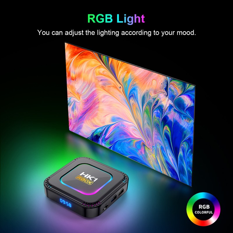 HK1 RBOX K8 Android 13.0 Smart TV Box RK3528 Quad-core