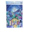 Christmas Countdown Advent Calendar - 24 Windows Stained Glass Design