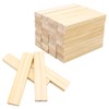 PWGHWG Pack of 40 Craft Wooden Blocks Craft Blocks 110