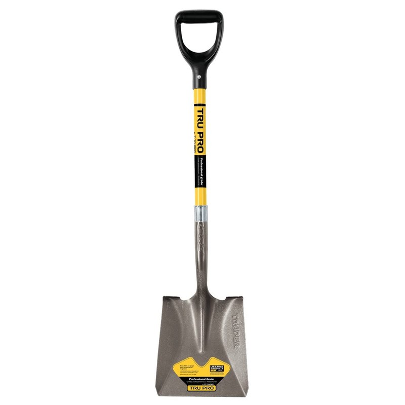 Truper 31201 Tru Pro 29-Inch Square Point Shovel with Fiberglass