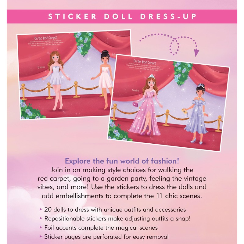 Fashion Sticker Doll Dress-Up